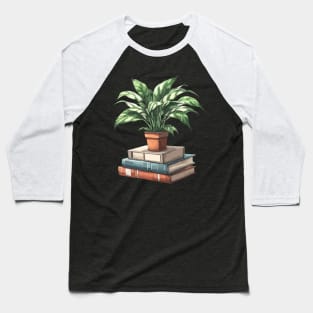 Books And Plants Baseball T-Shirt